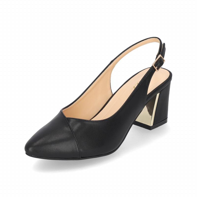 【シークレット特価】マッツ 女性 スリム スティレット スリングバック 6.5cm LCWO02M313