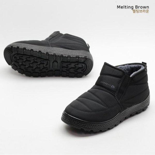 男性用ファーブーツ防寒靴パディングブーツGL26