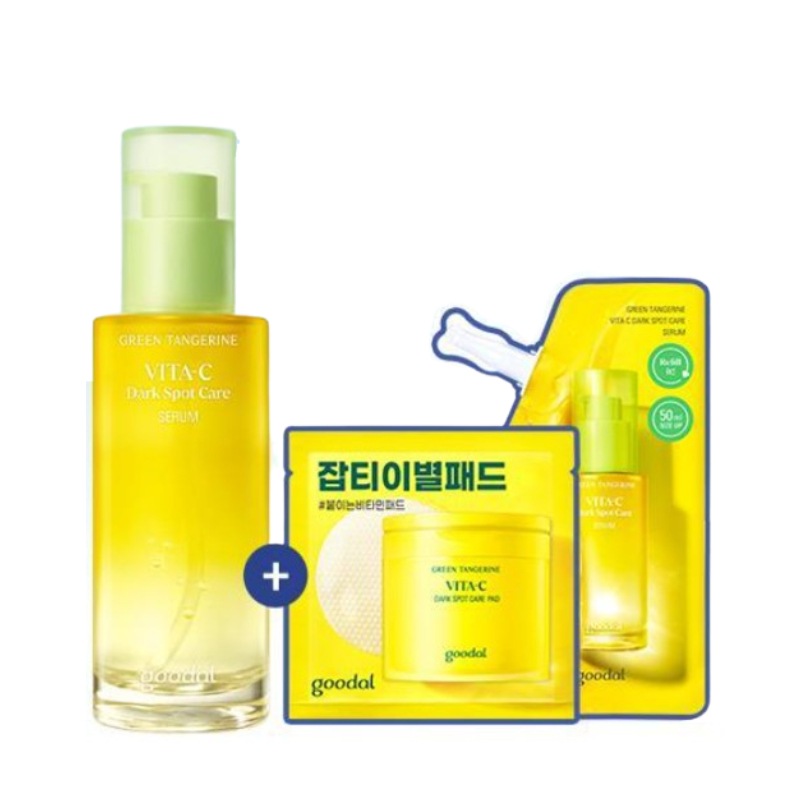 【大容量】[Hyuk pick] 青みかんビタCセラム, 70ml(+50ml+パッド2枚)