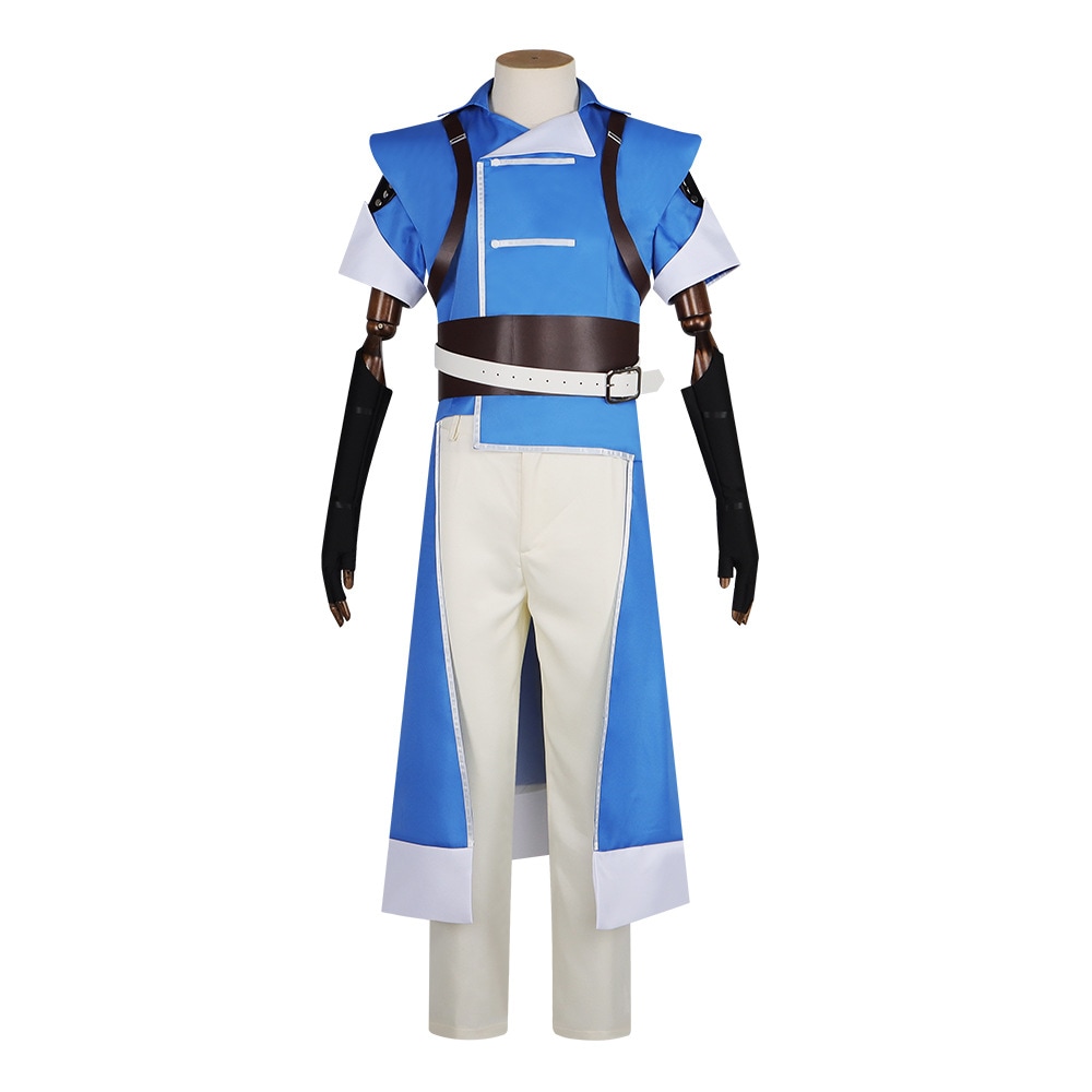 ハロウィンCOS服アニメ悪魔城の夜曲リヒトベルモントの青い衣装コスプレパフォーマンス服