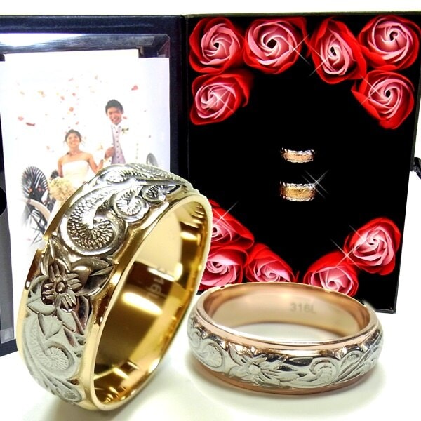 ペアリング ペアハワイアンジュエリー カップル 記念日 誕生日 プレゼント