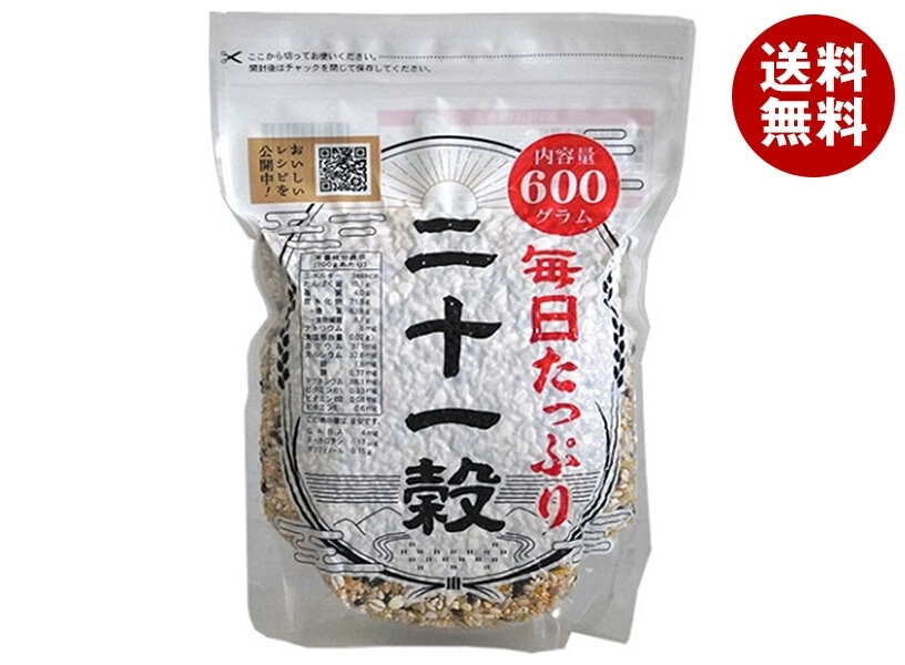 種商 毎日たっぷり 二十一穀 600g×6袋入×(2ケース)