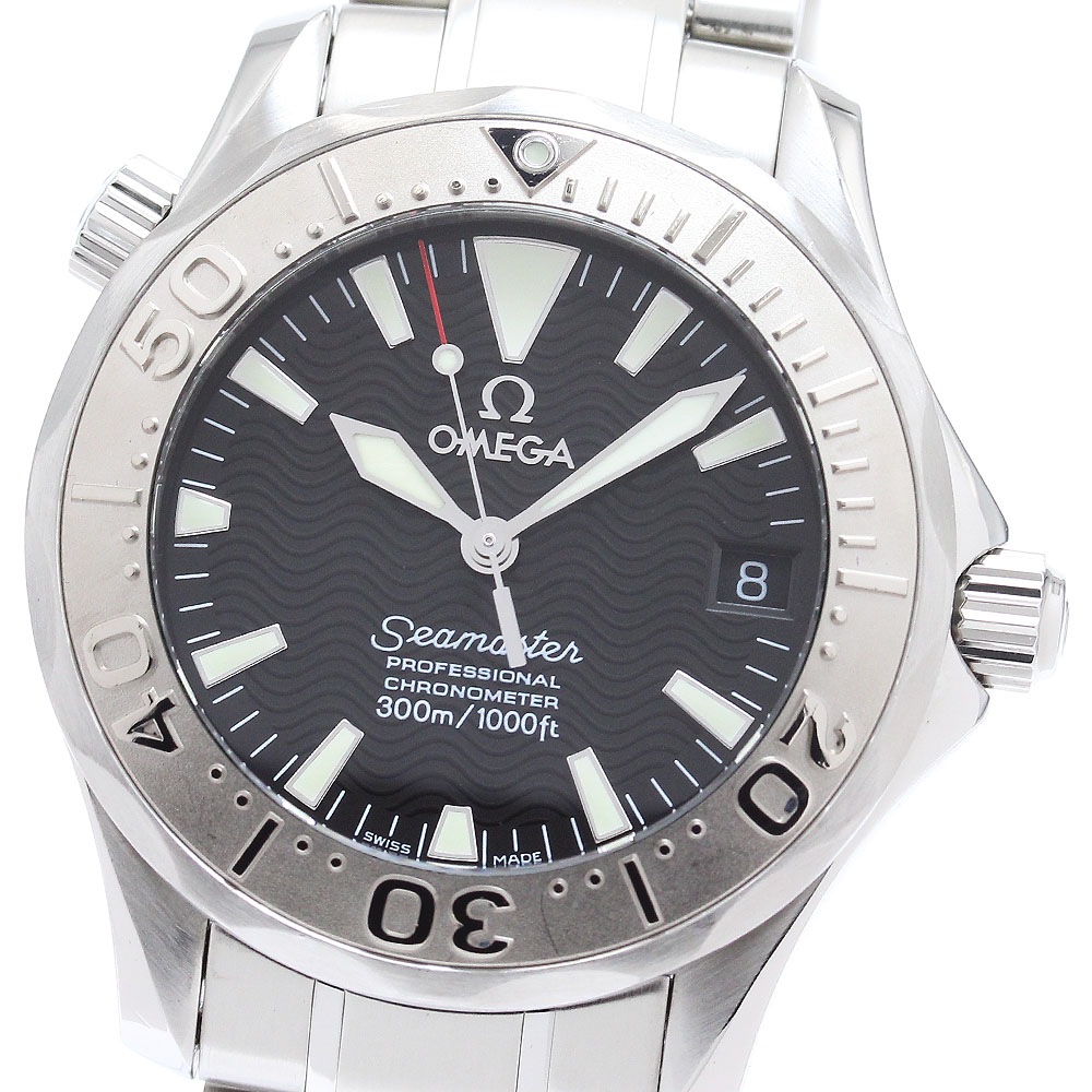 オメガ OMEGA 2236.50 シーマスター300 WGベゼル デイト 自動巻き ボーイズ _869504【中古】