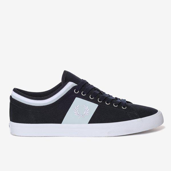 FRED PERRY_男性キャンバススニーカーアンダースピン チップド カフ ツイル SFPM2317106-768