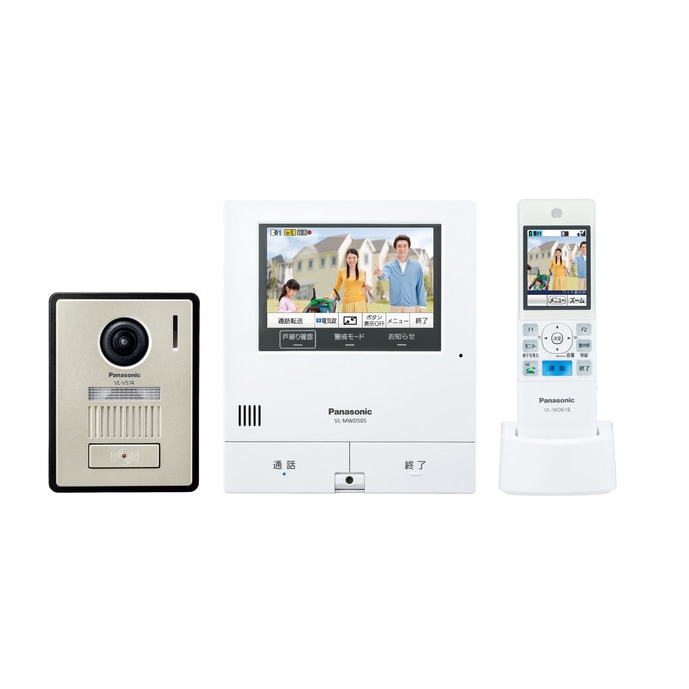 VL-SWD505KF　ワイヤレスモニター付テレビドアホン　電源コード式　5型液晶 27,287円