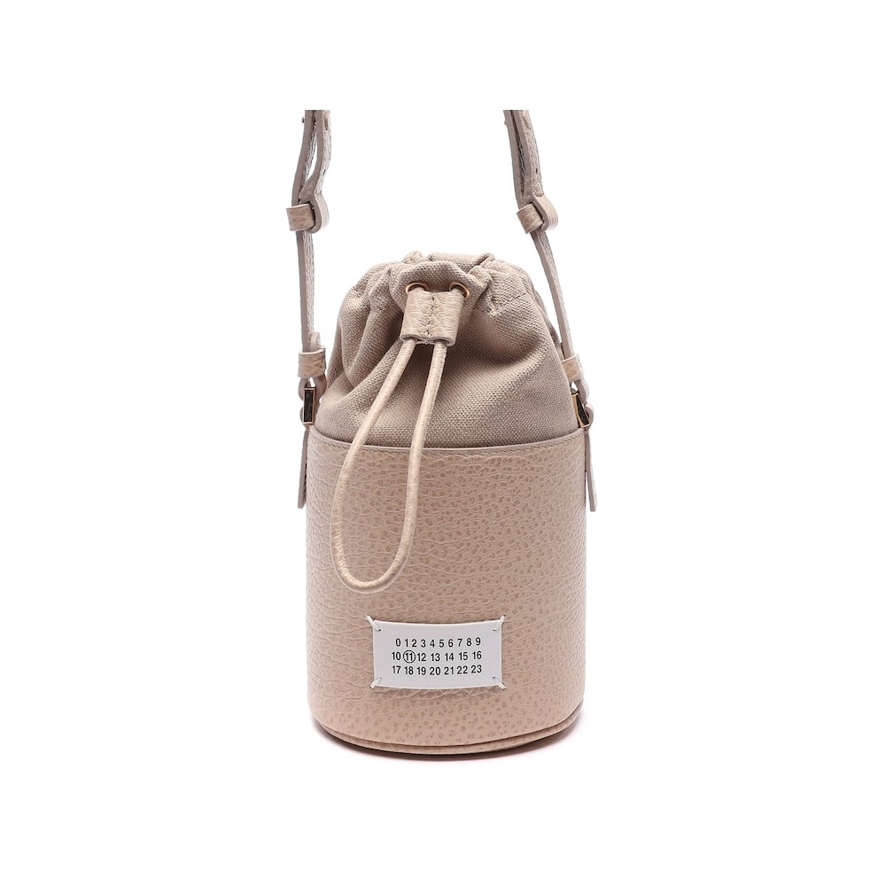 メゾンマルジェラ [メゾンマルジェラ] 22FW レディース 5AC ナンバリングロゴパッチバケットクロスボディバッグ (S56WG0164_P4348_T2086_22F) PVOS56WG0164