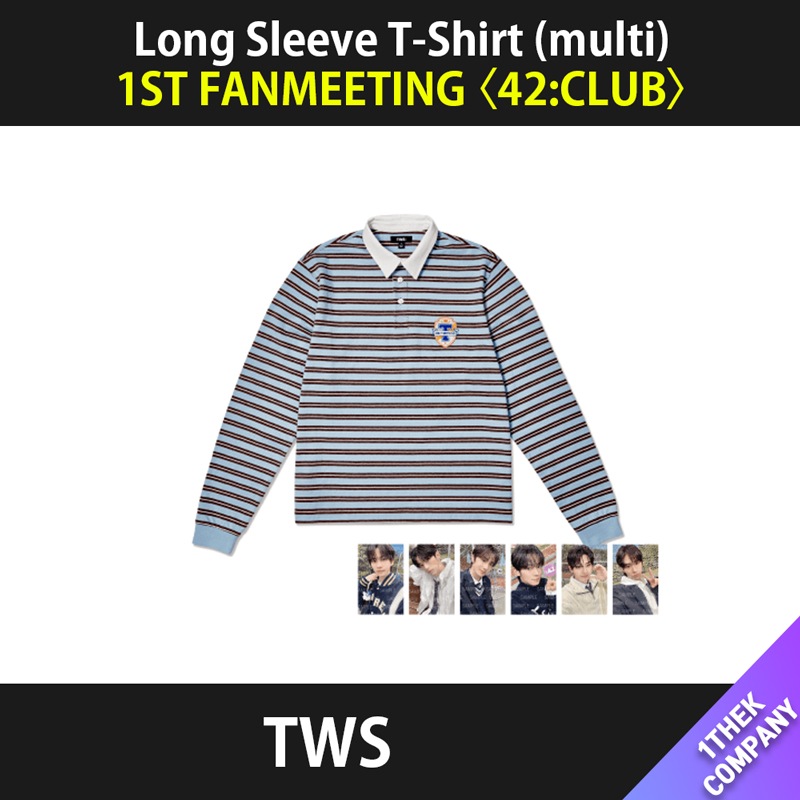 （Long Sleeve T-Shirt (multi)）TWS 2025 TWS 1ST FANMEETING [42:CLUB] OFFICIAL MD