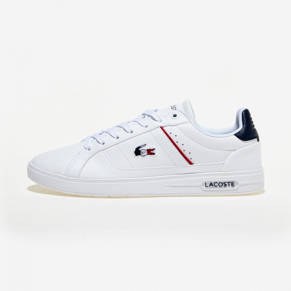 ラコステヨーロッパプロ 7-45SMA0117-WHT/NVY/RE