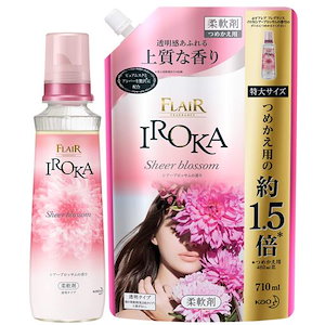 Qoo10] フレアフレグランス 【まとめ買い】 柔軟剤 IROKA(イロ