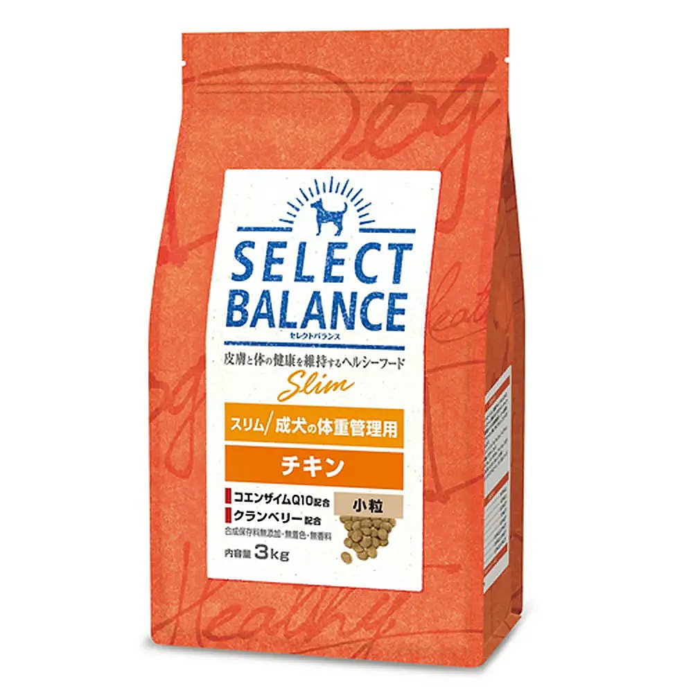 ドッグフード　セレクトバランス　スリム　チキン小粒　成犬の体重管理用　３ｋｇ　ＣＲＣ45―03―52―00―00 4,554円
