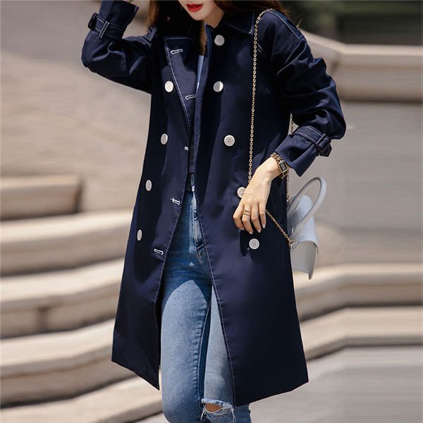 トレンチコート スプリングコート レディース コート アウター 秋服 ロング丈 カジュアル 入学式 卒業式 通勤 通学 入園式 バレンタイン プレゼント
