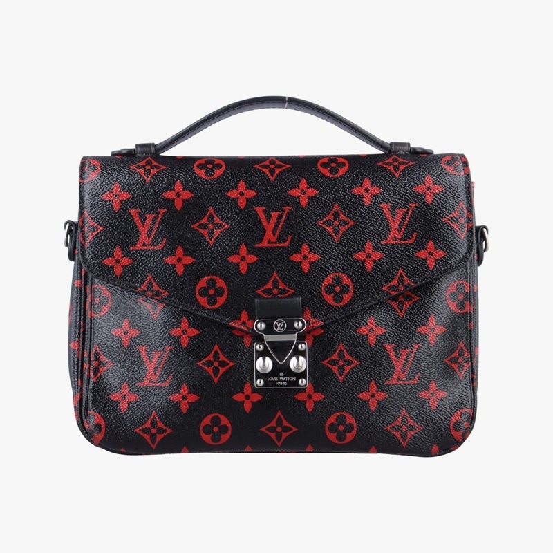 ポシェット メティス MMノワール×ルージュモノグラム アンフラルージュM41462DR0127中古