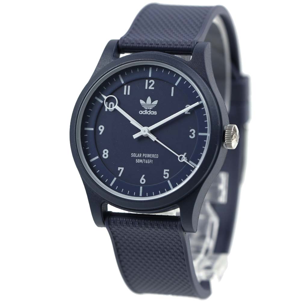 アディダス 腕時計 ソーラー ユニセックス メンズ レディース ネイビー 軽量 PROJECT ONE Unisex adidas AOST22043 8,360円