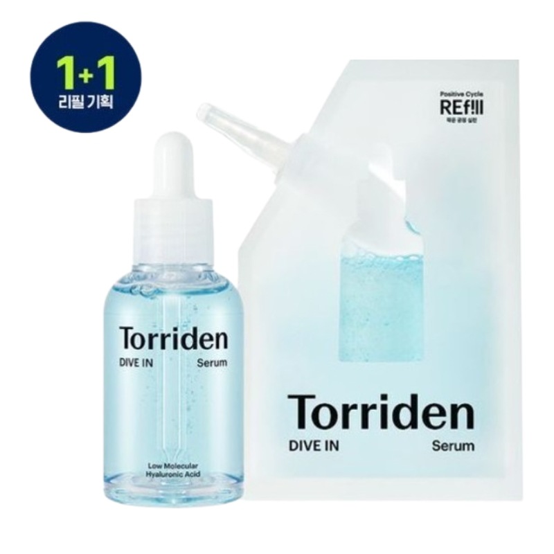 韓国化粧品トリーデンダイブイン低分子ヒアルロン酸セラム50ml詰め替え企画（+詰替パック50ml） 5,187円