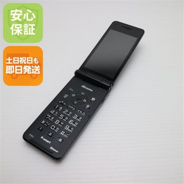 美品 P-01J P-smart ケータイ ブラック ガラケー DoCoMo Panasonic SIMロック解除済み 188