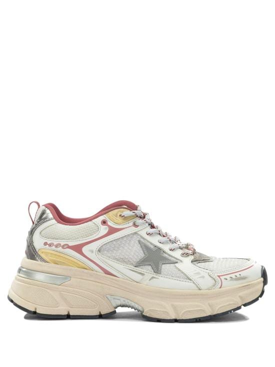 GOLDEN GOOSE Women Sneakers GWF00724 F007913 70208 SILVER WHITE RED