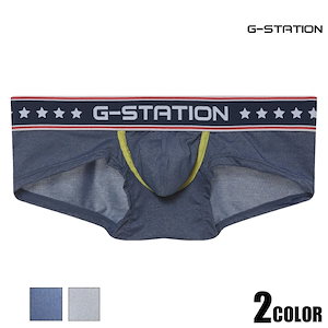 G-Station/ジーステーション スポーツストレッチ レース縁取り ショートメンズボクサーパンツ メンズ 男性下着 立体縫製 ローライズ