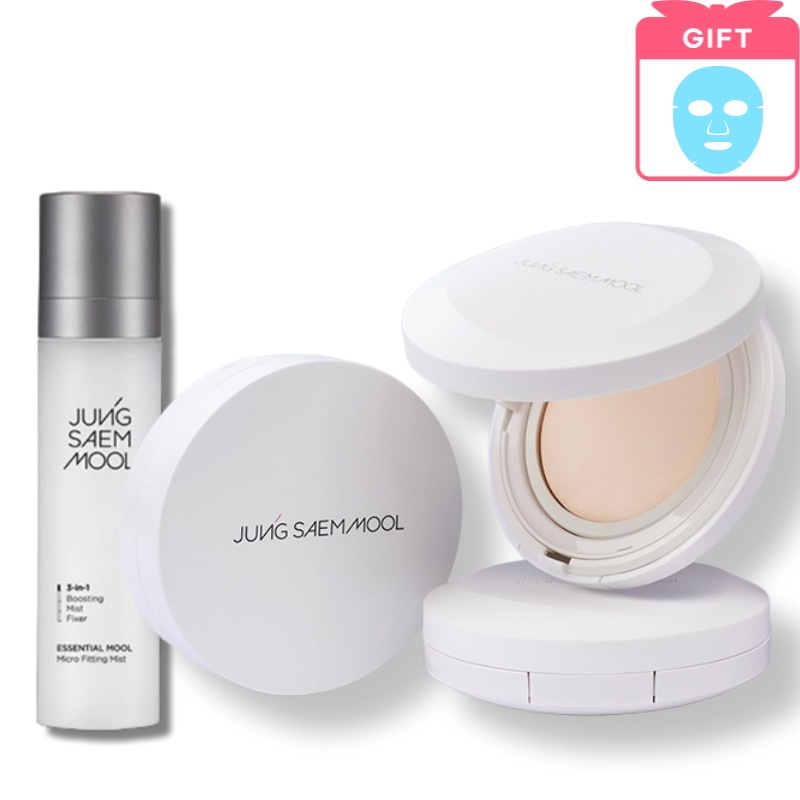[TWS SET]プロラスティング欠フィットメッシュ クッションファンデ+エッセンシャルムルマイクロフィッティングミスト55ml