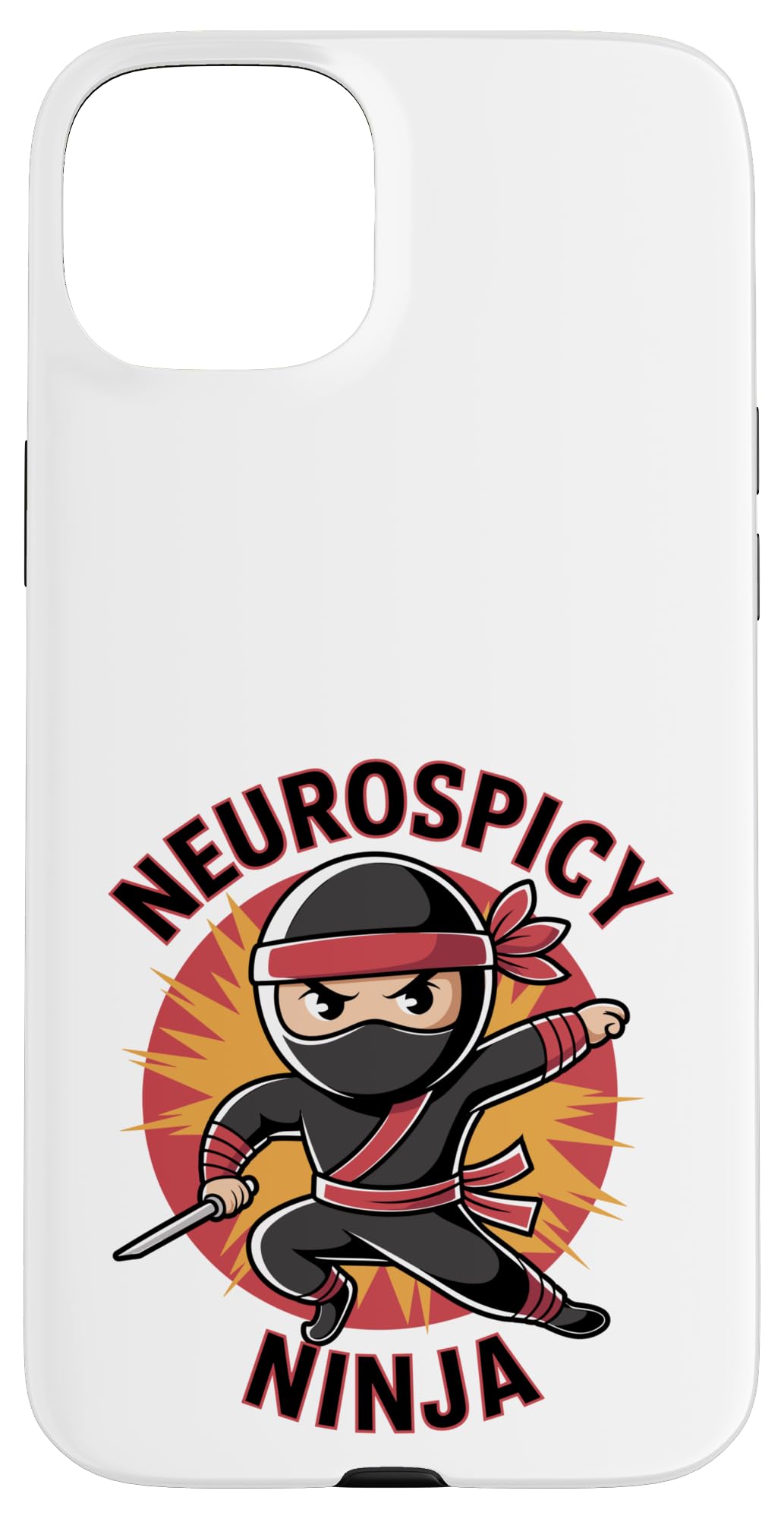 ニューロダイバーシティ・ニューロスパイシー・ニンジャ スマホケース iPhone 15 Plus 用