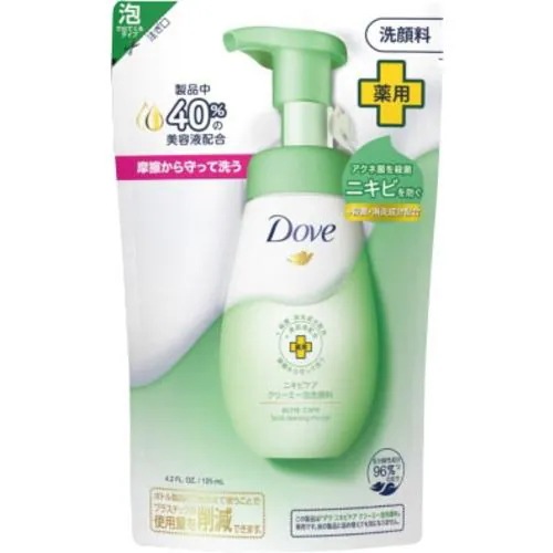 ダヴ ニキビケア クリーミー泡洗顔料 つめかえ用 125ml