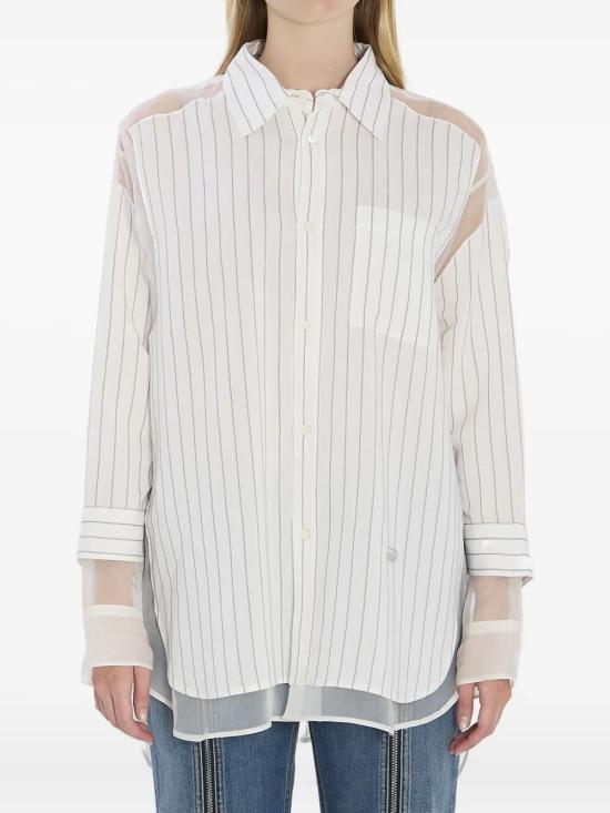 JEAN PAUL GAULTIER Women Shirts 25 04 U ST038 W038 0150 WHITE BLUE