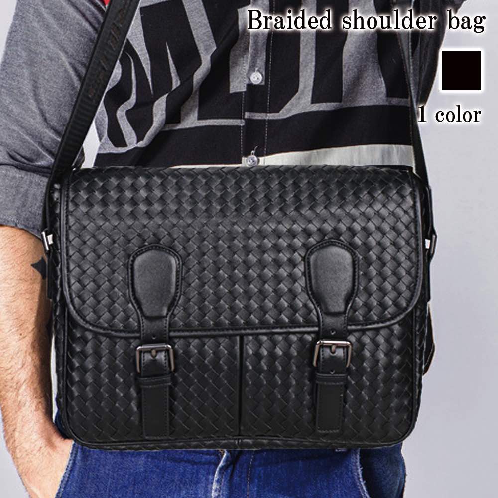 ショルダーバッグ メンズ 編み込みショルダーバッグ 小さめ 大きめ 革 本革 鞄 かっこいい バッグインバッグ ボディバッグ 夏 A4 斜めがけ トートバッグ 50代 30代 軽量 冬 60代 レザー