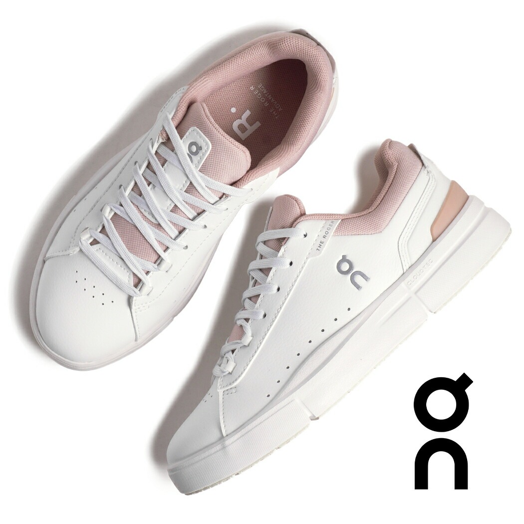 On オン ロジャー アドバンテージ スニーカー THE ROGER ADVANTAGE WHITE/ROSEHIP ( ホワイト ローズヒップ ピンク 3WF30392349 )
