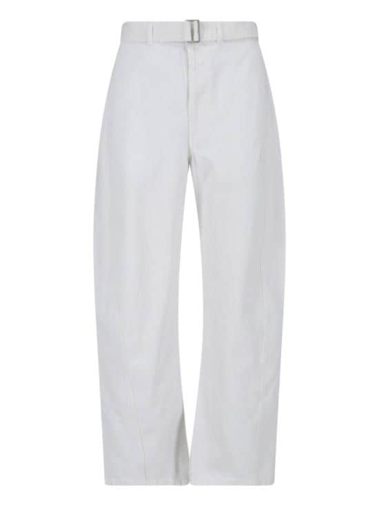 LEMAIRE Men Pants PA326 LD1070WH086 White
