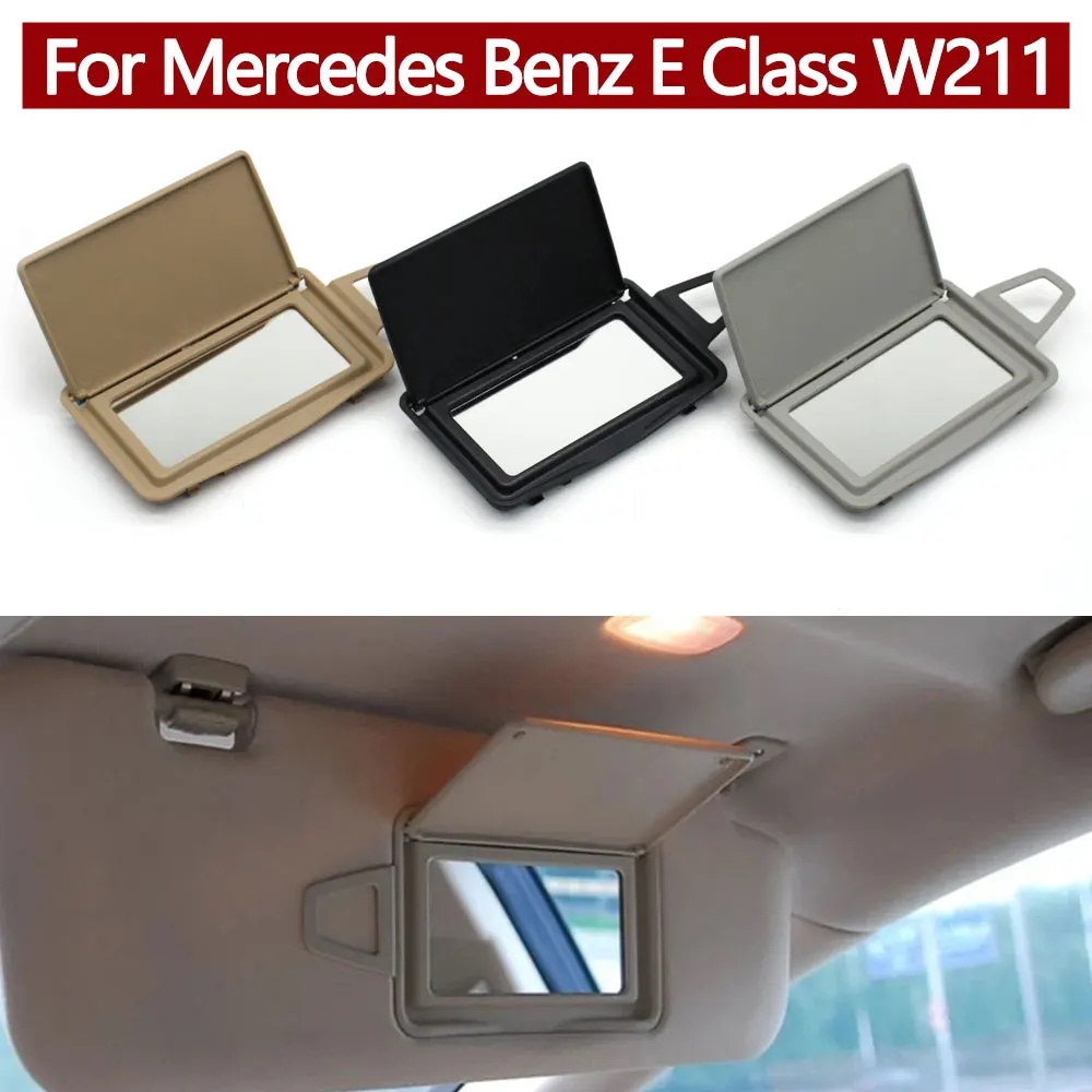 メルセデスベンツ Eクラス W211 2003-2006年 専用 左右サンバイザー サンシェード メイクアップミラーカバー 品番:2118100910 2118100410 輸入品