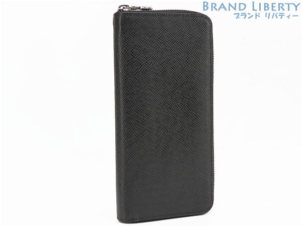 美品ルイヴィトンタイガジッピーウォレットヴェルティカルラウンドファスナー長財布ブラックM30503