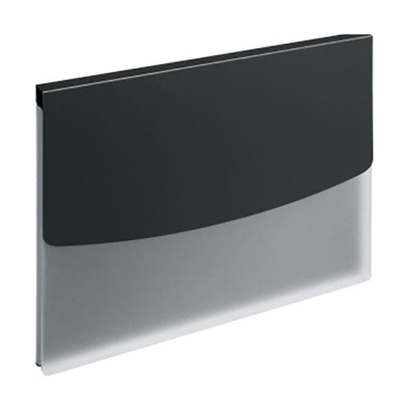 (まとめ) ライオン事務器 ホルダーファイル(ビジカル) フタ付 A4ヨコ 235×313mm 背幅16mm ブラック PH-12BF 1冊 (×10セット)