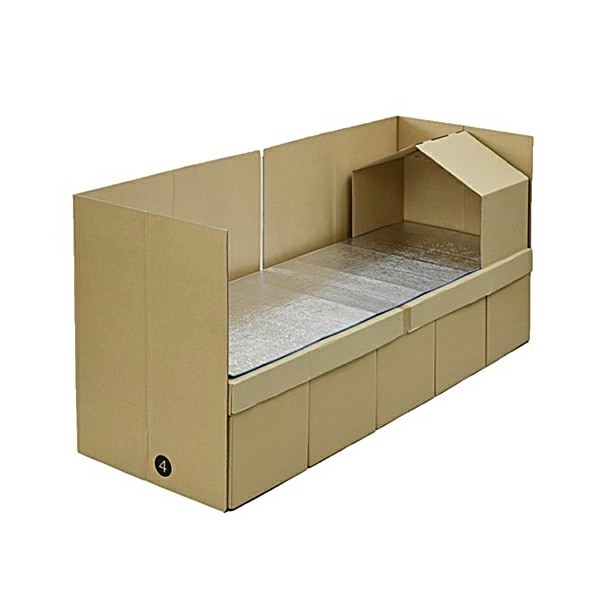 非常用段ボールベッド 専用マット/快眠補助ドーム付き U-Q914