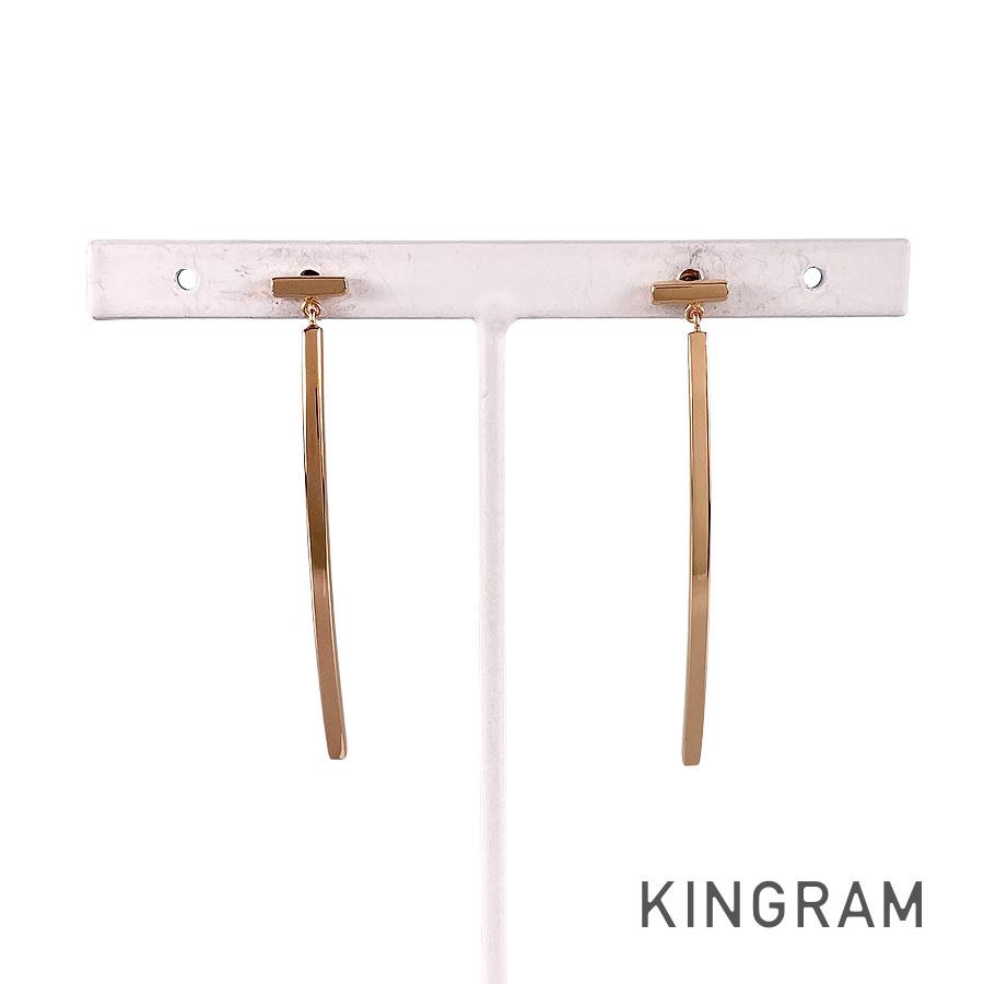 Tワイヤー ピアス sss【中古】