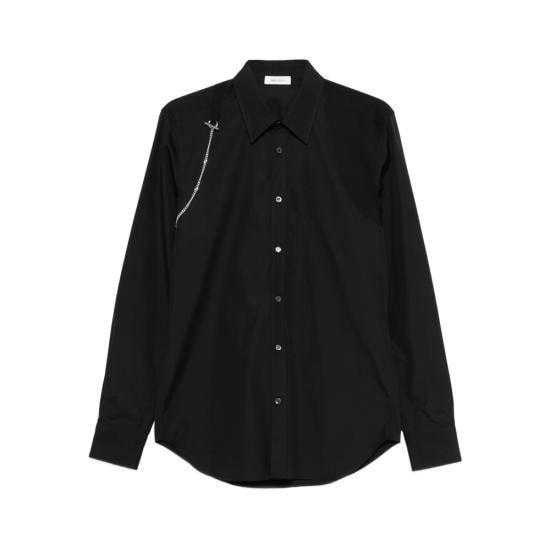ALEXANDER MCQUEEN Men Shirts 851803 QNAAD 1000 BLACK
