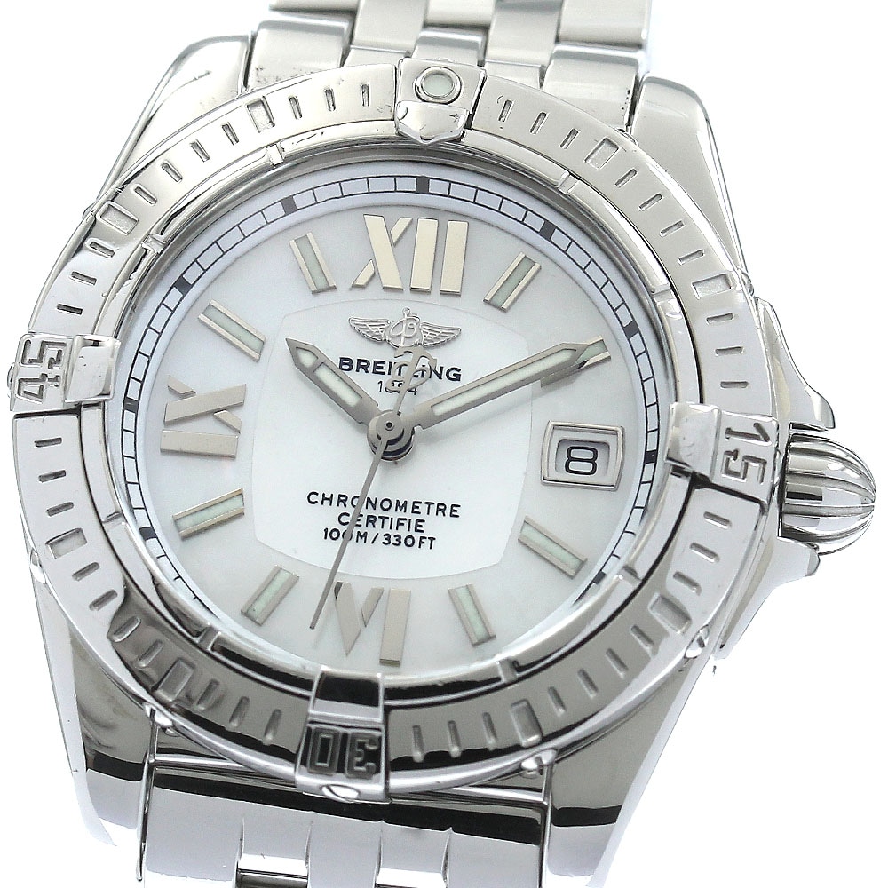 ブライトリング BREITLING A71356 ギャラクティック32 クォーツ レディース _871709【中古】