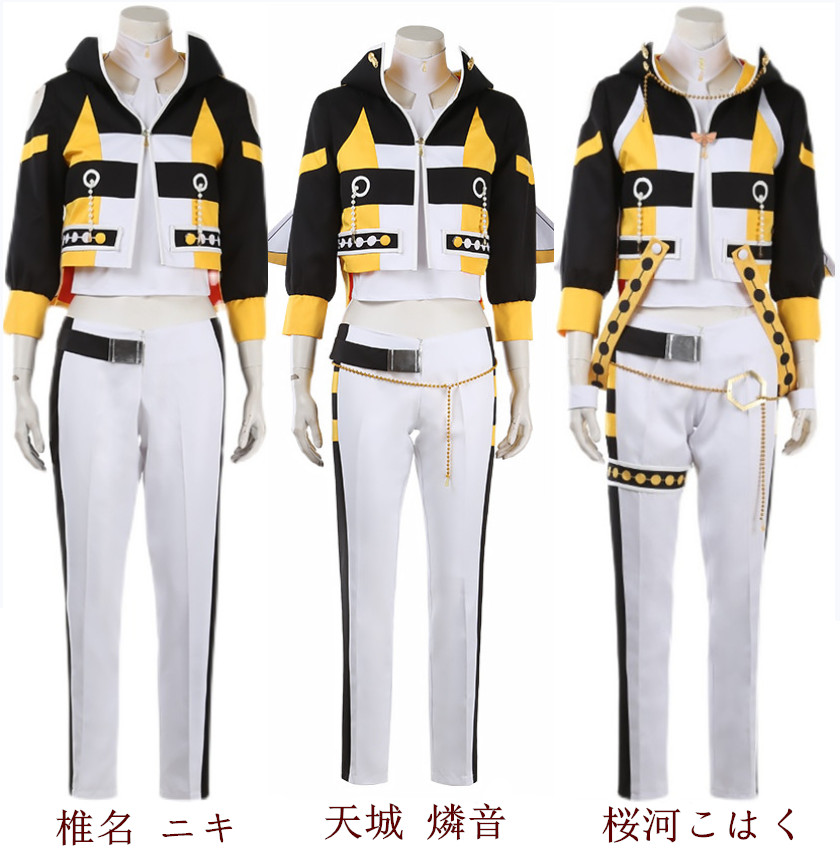 Ensemble Stars あんさんぶるスターズ 蜜蜂のリーダー 椎名 ニキ 天城 燐音 桜河こはく コスプレ衣装 コスチューム ハロウィン