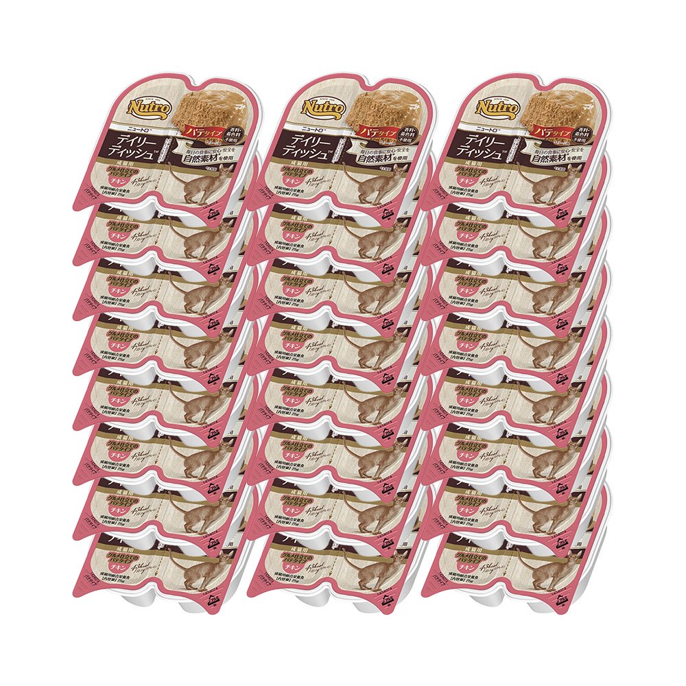 猫　キャット　デイリー　ディッシュ　成猫以上用　チキン　グルメ仕立てのパテタイプ　トレイ　７５ｇX２４個　ＣＲＣ35―20―48―00―00