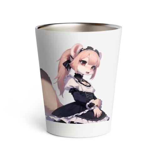 【文字入れ可能受注生産】フェレットの女の子　ミア サーモタンブラー