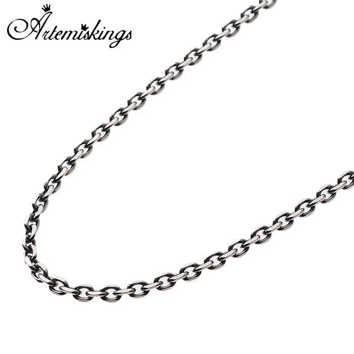 アルテミスキングス ARTEMIS KINGS 4面カット AK シルバー アズキ チェーン 1.5mm 45cm AKCN0012