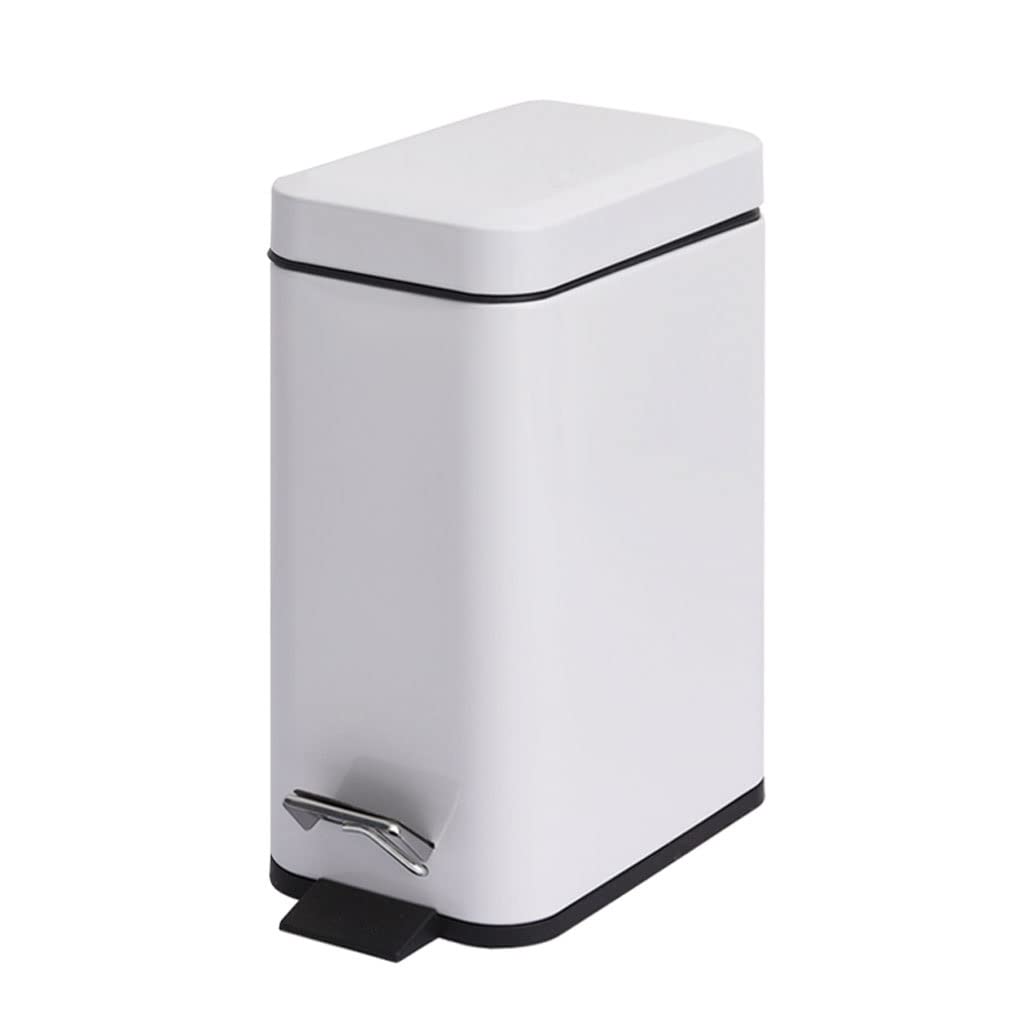 ゴミ箱塵箱 ごみ箱垃圾桶 キッチンペダルビンゴミ箱蓋付きゴミ箱ゴミゴミ箱浴室ベッドルームリビングルーム用ゴミ箱ゴミ箱バスケット キッチンゴミ箱 寝室 オフィス デスク下 (Color : A Si