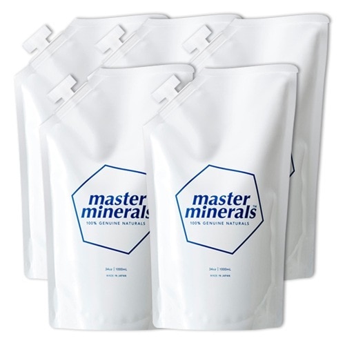 5個セット マスターミネラル 原液1000ml 業務用 大容量 マルチクリーナー 完全無害 清浄剤 洗浄剤 洗剤 油汚れ　天然 ミネラル 洗剤