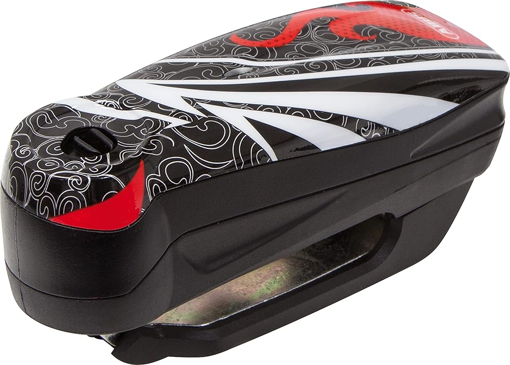 ABUS(アブス) バイク用ディスクロック フレイムブラック ディテクト7000RS1 (Detecto7000 RS1)