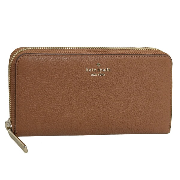 ケイトスペード 財布 レディース ラウンドファスナー長財布 アウトレット レザー ブラウン レナ ラージ コンチネンタルウォレット lena lg cont wallet KH786-200 KATE
