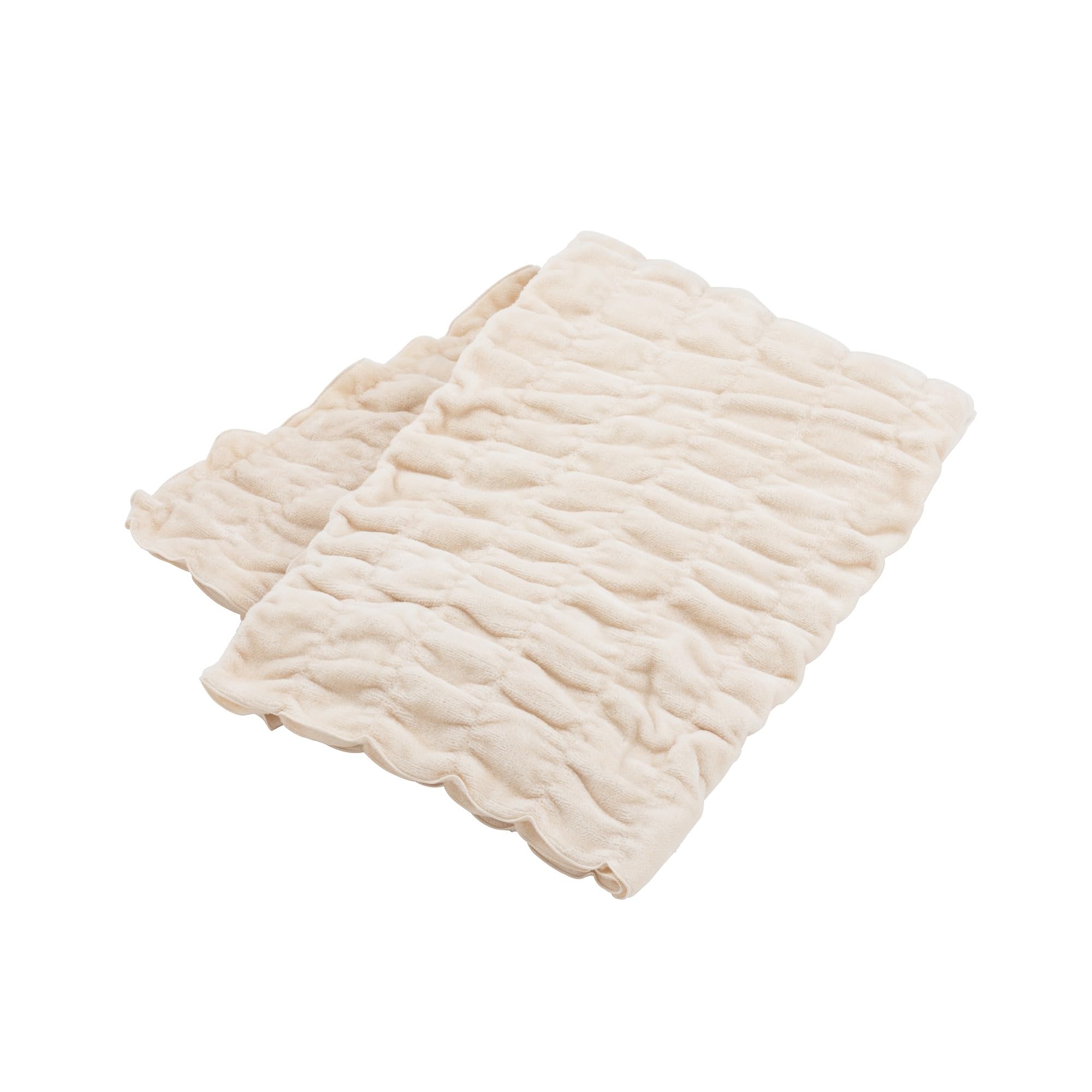 綿毛布 マユケット・プレミアム (mayu-ket premium) 綿100% 日本製 ライトベージュ ハーフサイズ mayu-ket03-hf