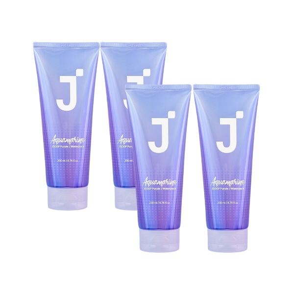 【洗い流さない4本セット】パープルジェイ アクアマリン ウォーターパック 200ml × 4本ダメージヘア集中ケア・韓国人気ノーウォッシュトリートメント