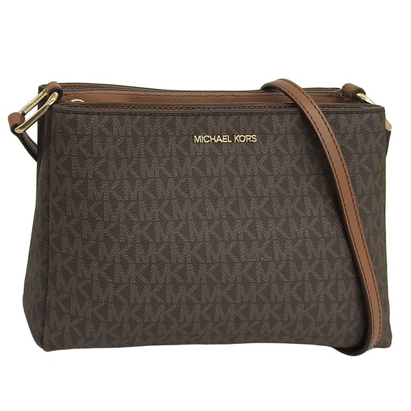 マイケルコース バッグ レディース ショルダーバッグ アウトレット ブラウン ミディアムトリプルコンパートメント クロスボディ MD TRPL CPTMT XBODY 35H1G9TC8B-BROWN