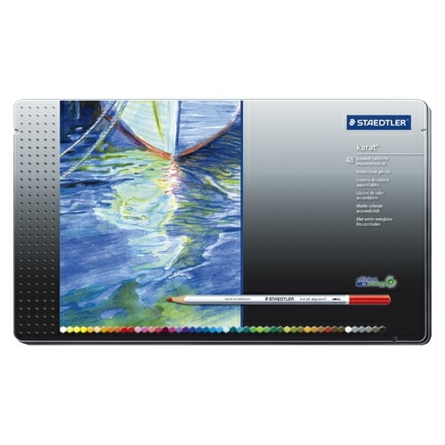 カラトアクェレル水彩色鉛筆４８色 125 M48