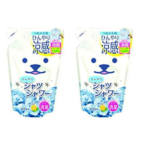 ひんやりシャツシャワーR詰替 400ML × 4個セット