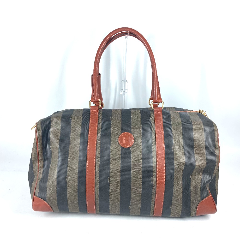 ボストンバッグ ペカン ヴィンテージ 旅行バッグ トラベルバッグ カバン レザー/PVC ブラウン