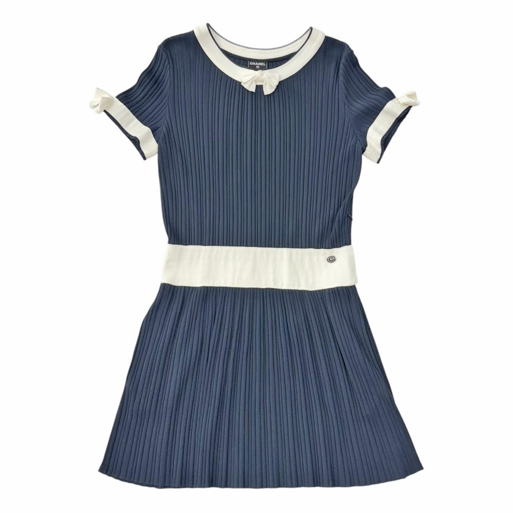 シャネル ワンピース レーヨン P47967K06128 CHANEL 中古 美品